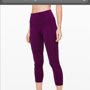 Lululemon crop 23”. Super comfy!